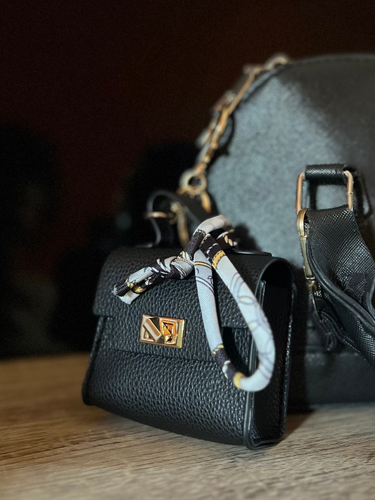 Black Coin Purse Charm